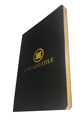 Picture of Gold Shimmer Edge Notebook 5x7