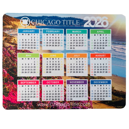 Picture of 2026 Mouse Pad Calendar