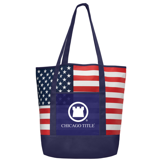 Picture of American Flag Tote Bag