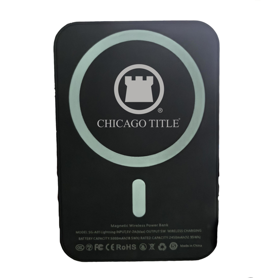 Picture of Magnetic Wireless Charging Power Bank, 5000mAH, Fast Charging