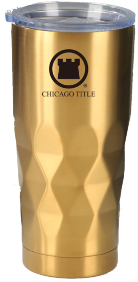 Picture of 20oz Diamond Tumbler - Gold