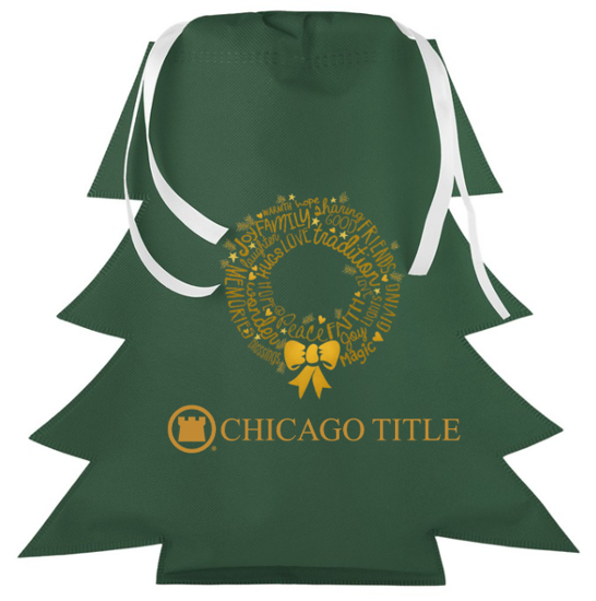 Picture of Tree Shaped Non-Woven Gift Bag